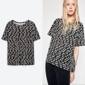 NEW Zara Printed Shirt